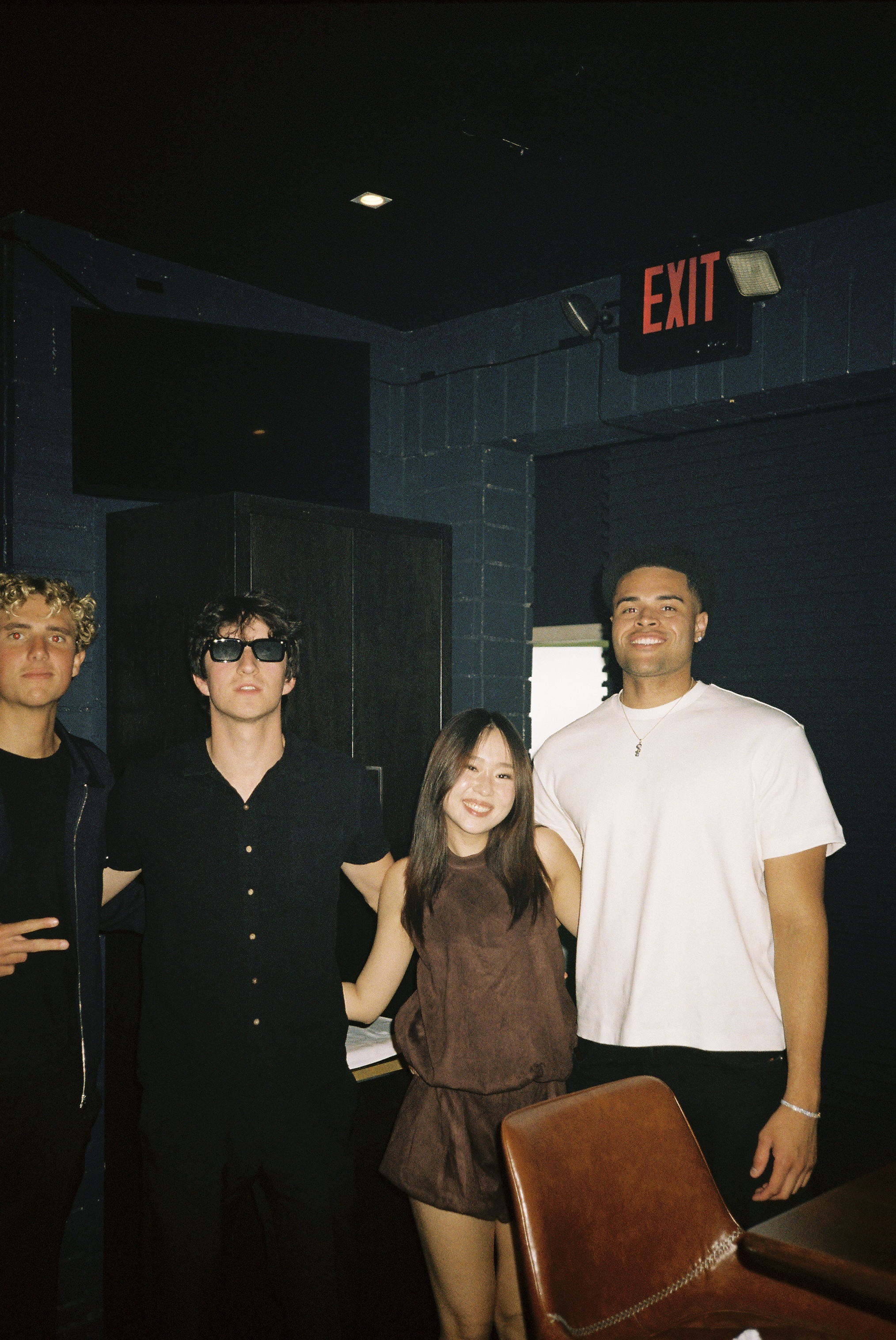 Christian Fong with friends